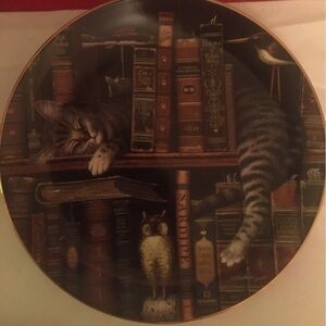 Frederick The Literate Decorative plate and Cross Stitch Kit Bundle